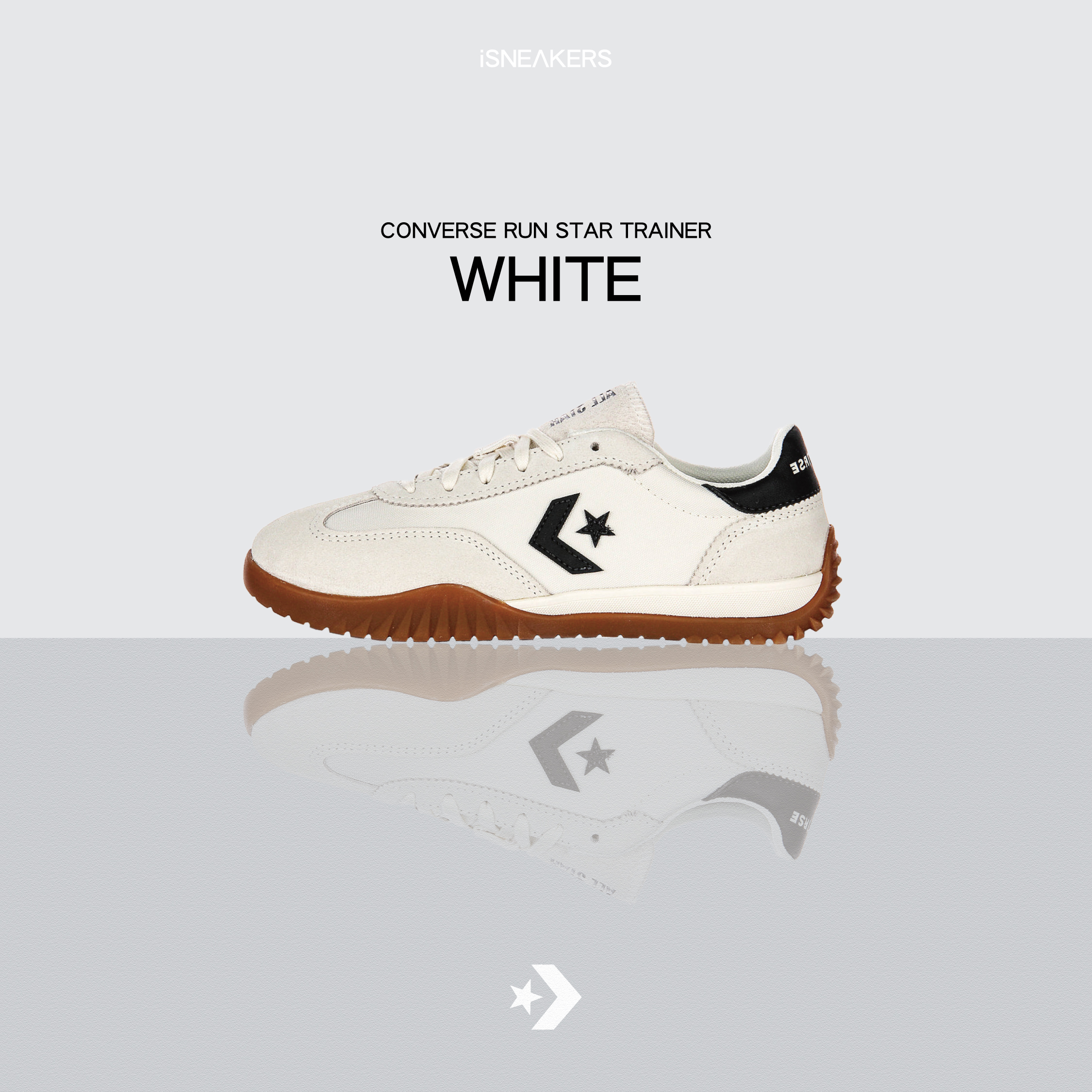 iSNEAKERS｜Converse Run Star Trainer "White" 米白 A08262C
