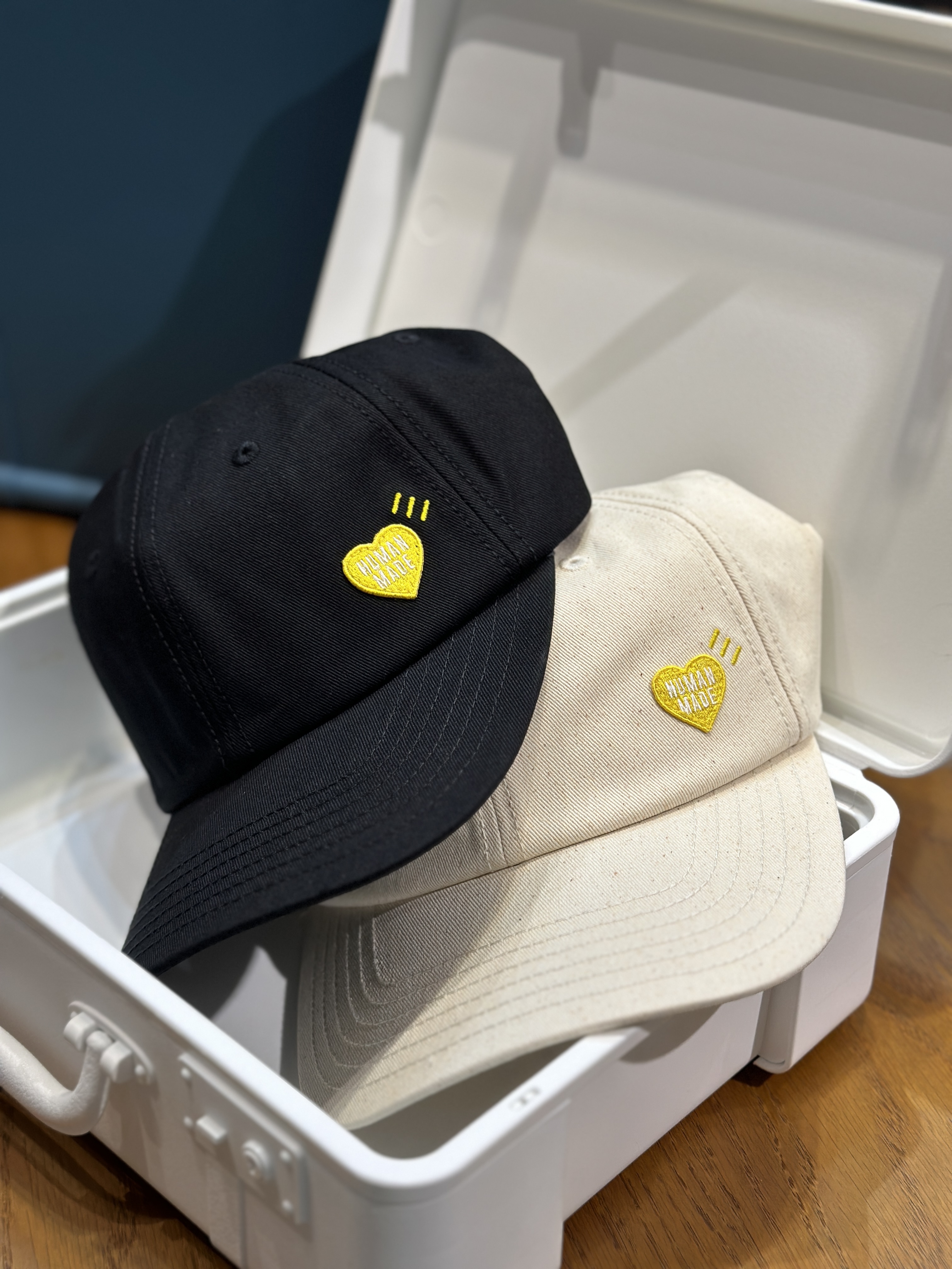 【現貨】Human made 側邊黃色 小愛心 老帽 棒球帽 HM29GD103