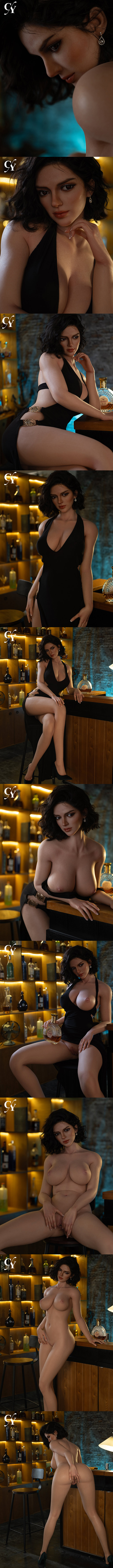 TOP-CYDOLL 176cm皮紋款 Hannah 小麥膚 超頂矽膠娃娃 high class silicone sex doll with skin texture