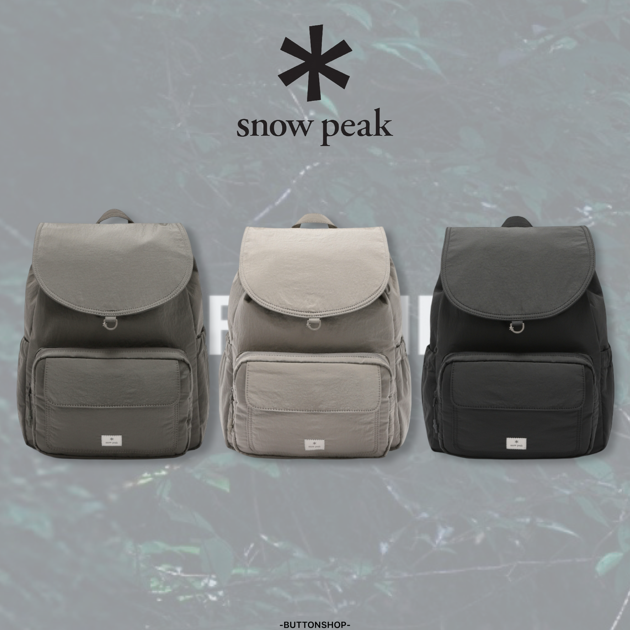 【現貨】snow peak Bright Backpack 12L Bright 12升 束口袋 後背包 S25FWFBP75