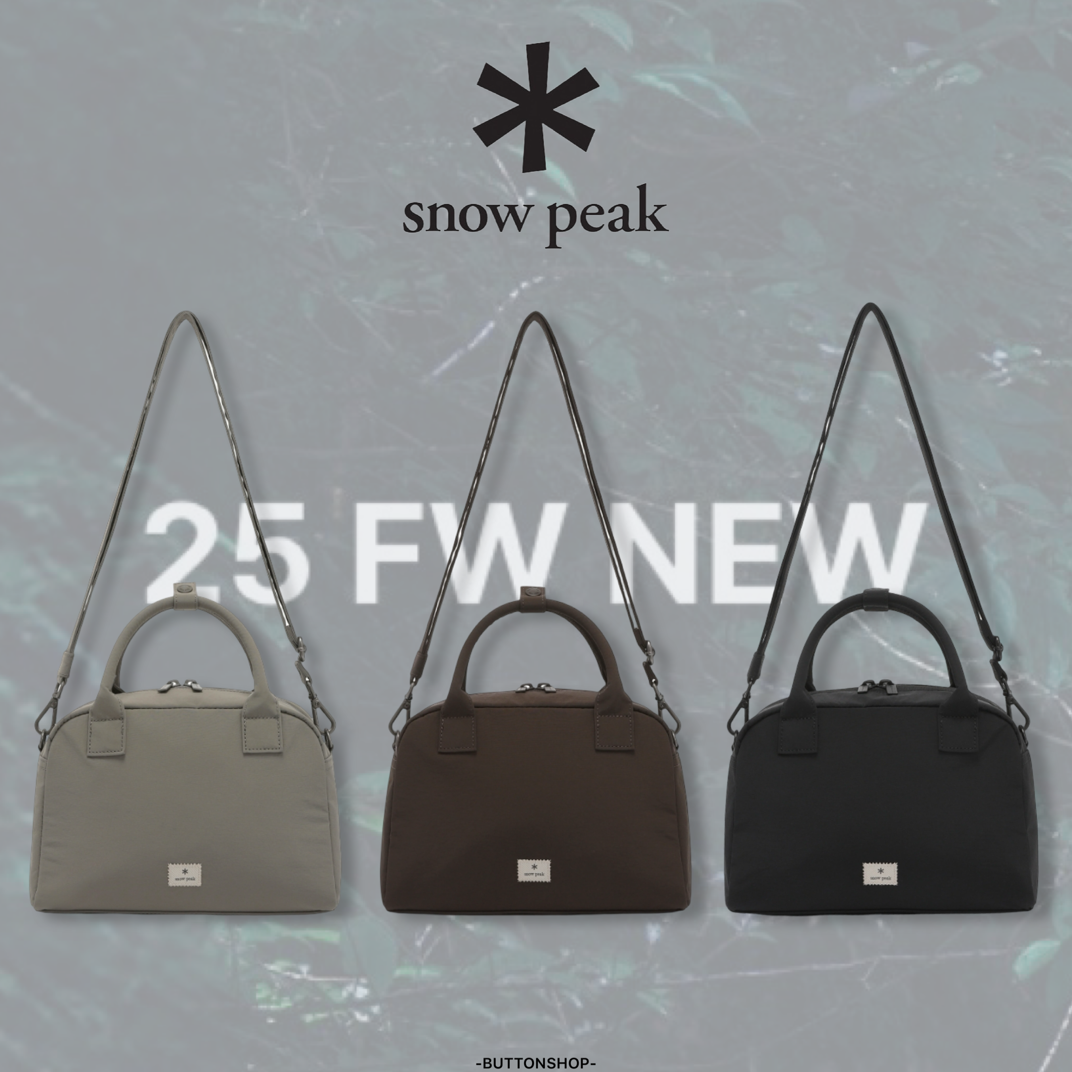 【代購】snow peak Cample Small Tote Bag 梯形 手提 托特包 小款 側背包 S25FWCTB11
