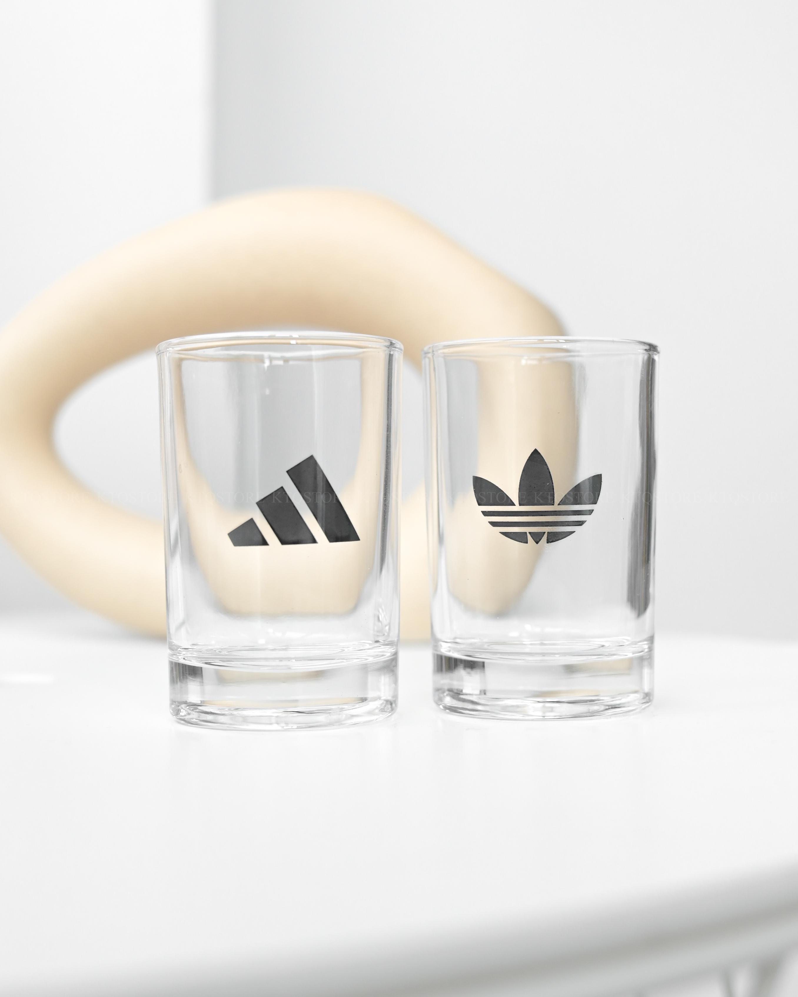 KTQ STORE ‧ Adidas 品牌玻璃杯 一組兩入