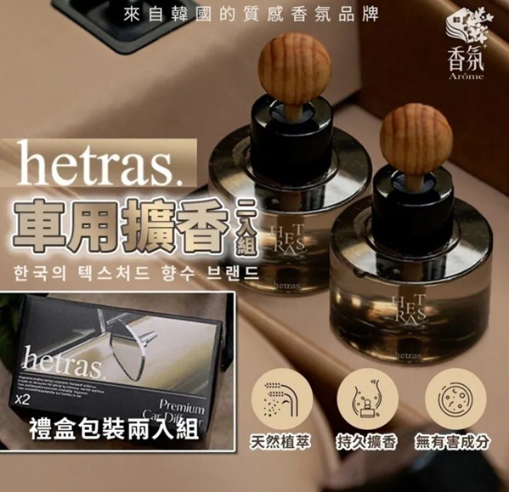 Hetras 車用擴香器 77ml x2 (H8 PH424)