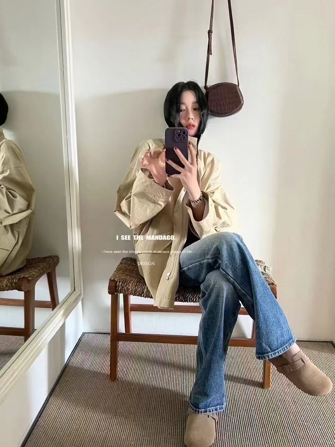 舒適代表真皮勃肯拖鞋(35-40)