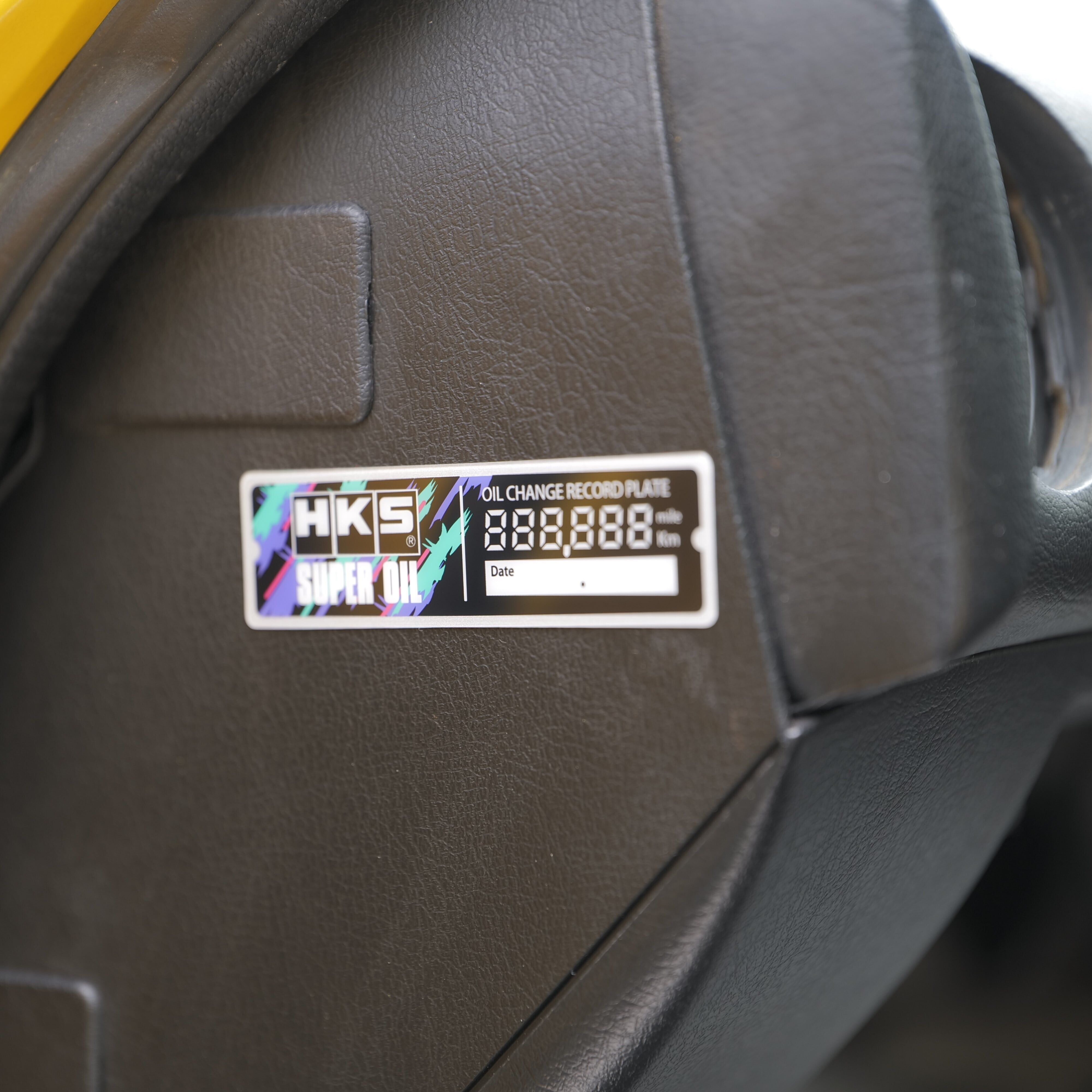 HKS 保養記錄貼 機油保養貼紙