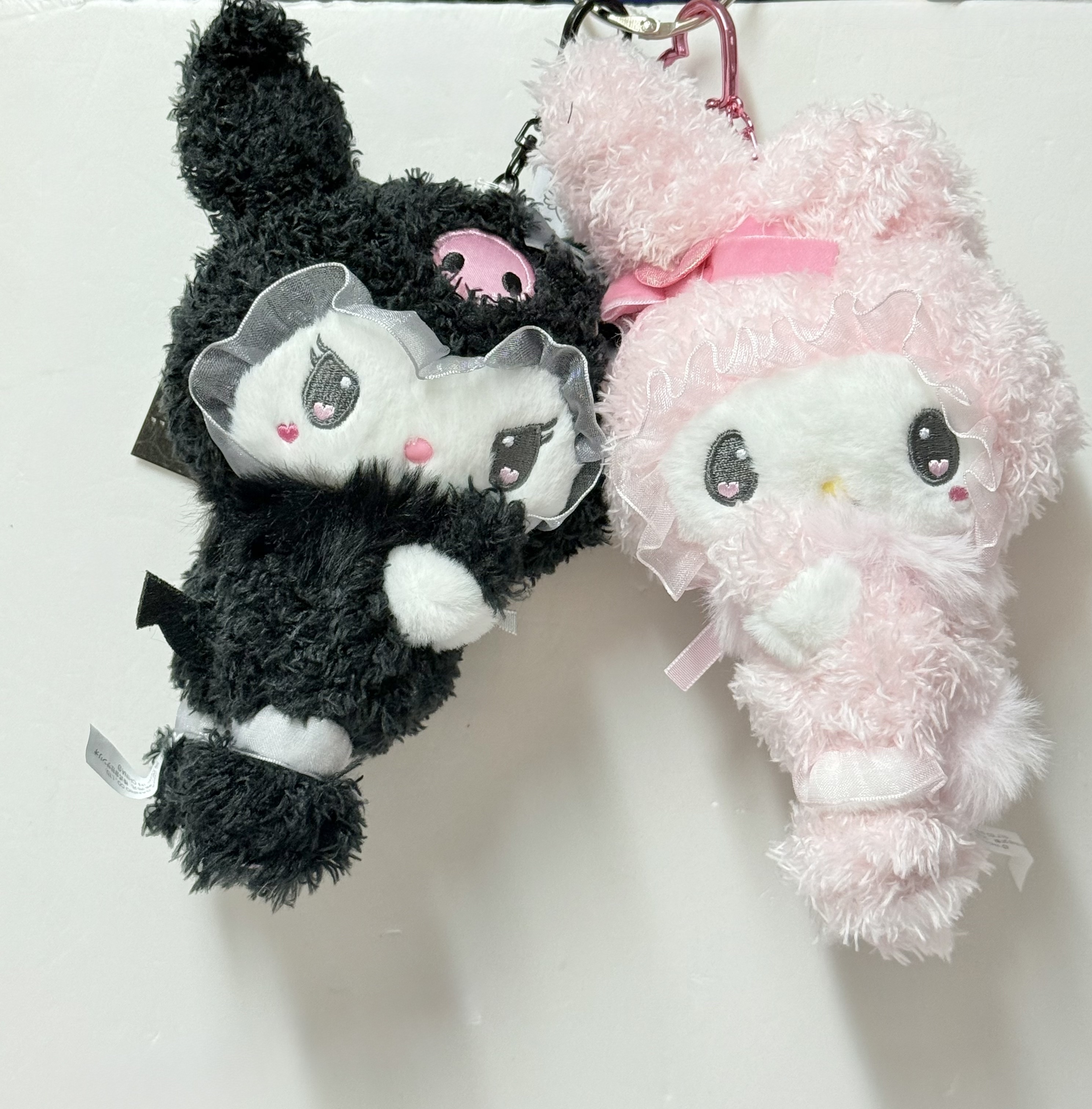 My Melody & Kuromi 毛茸茸 公仔吊飾🎀