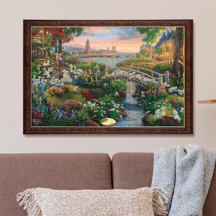 101斑點狗 (畫布紋理)