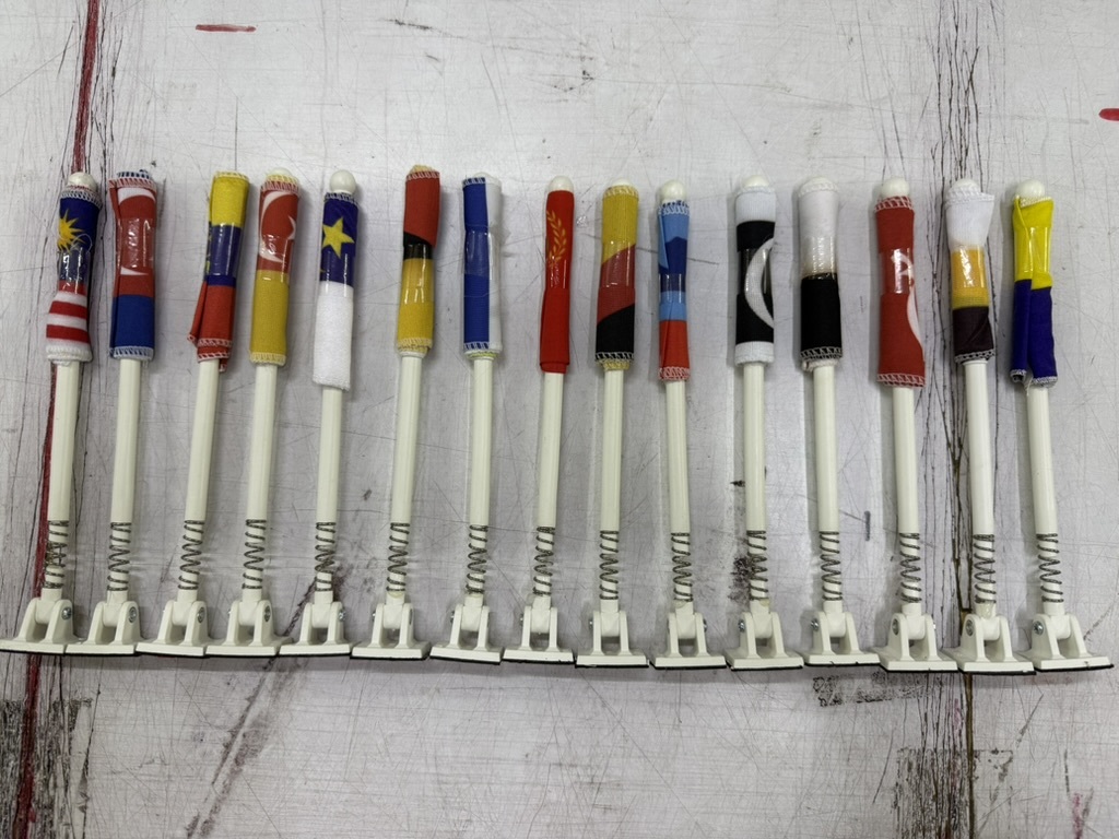 (Cotton) Full Set Bendera Malaysia Semua Negeri/State Spring Flag *READY STOCK*
