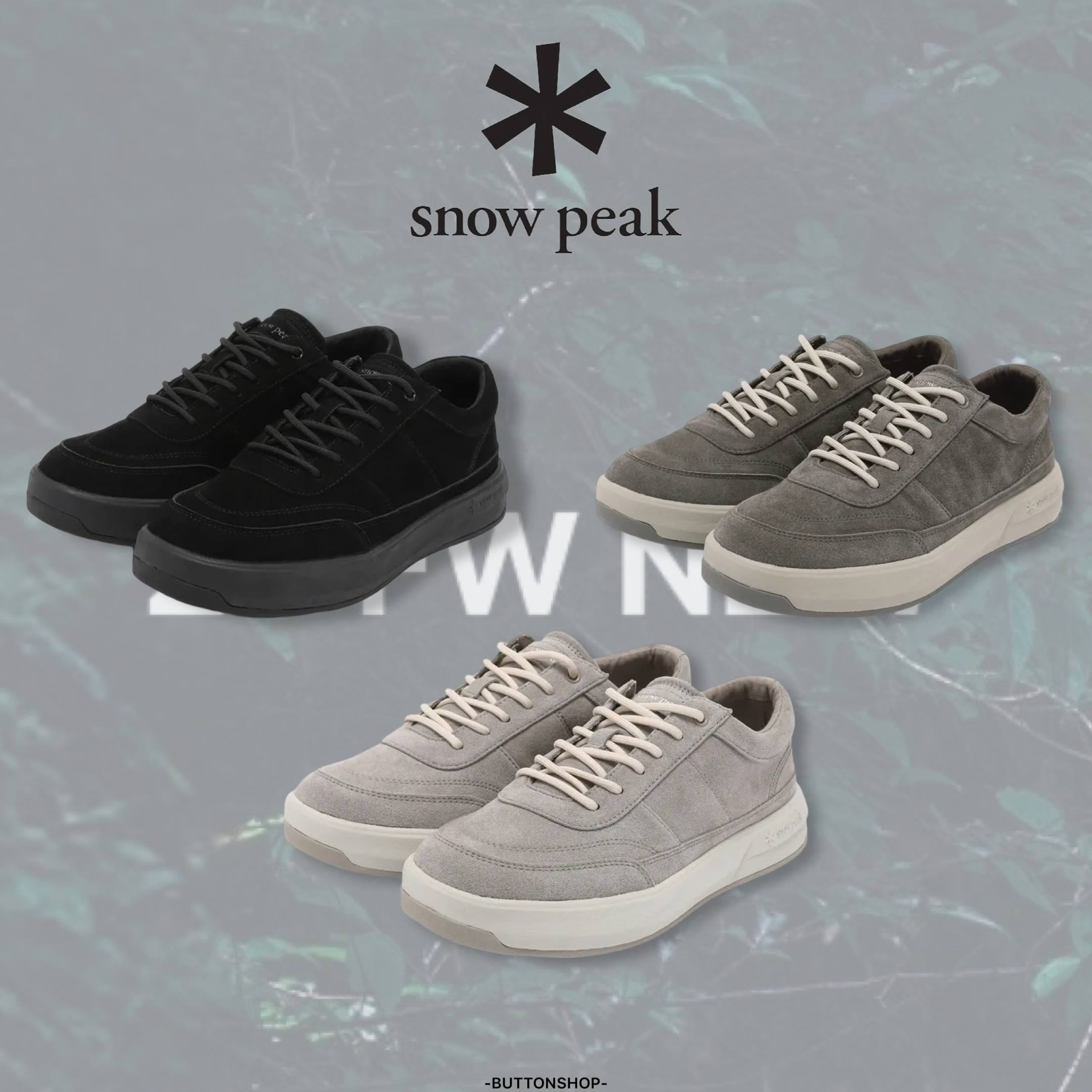 【代購】snow peak Buddy Nouveau 麂皮 休閒鞋 S25ZUFCU60