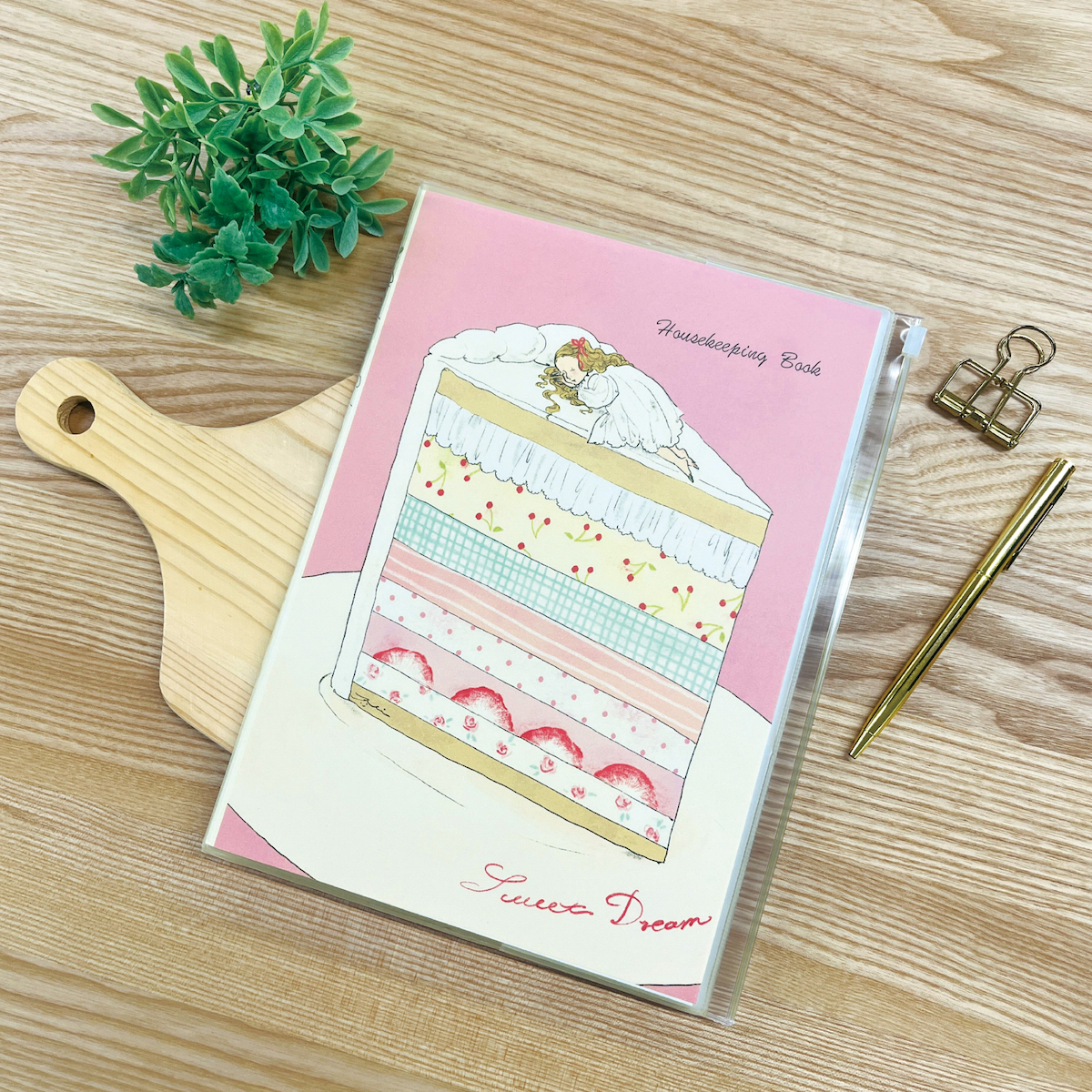 蛋糕與女孩 B5 記帳本｜日本Kurahashirei