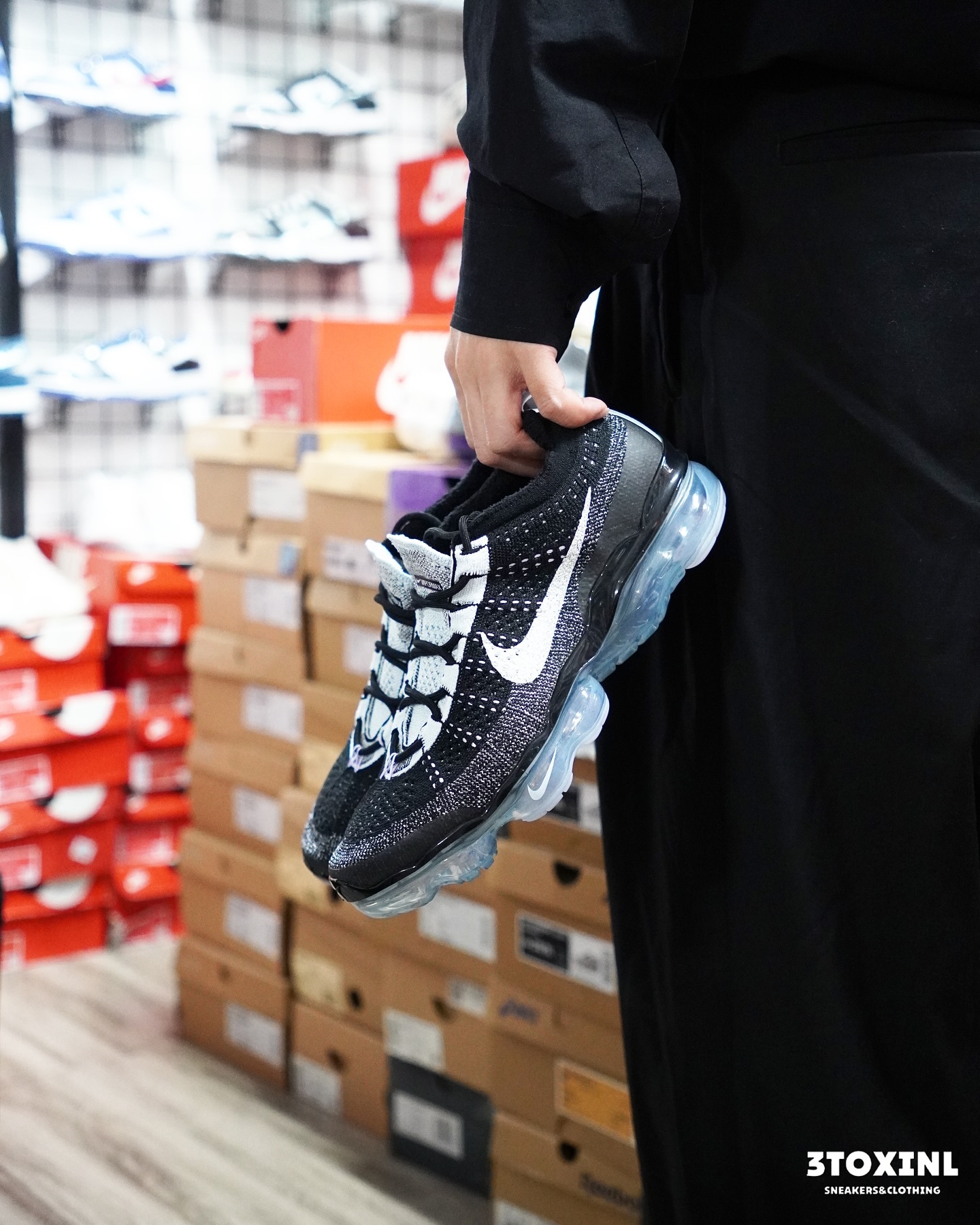 (預訂) Nike Air VaporMax 2023 Flyknit - Black Blue Tint