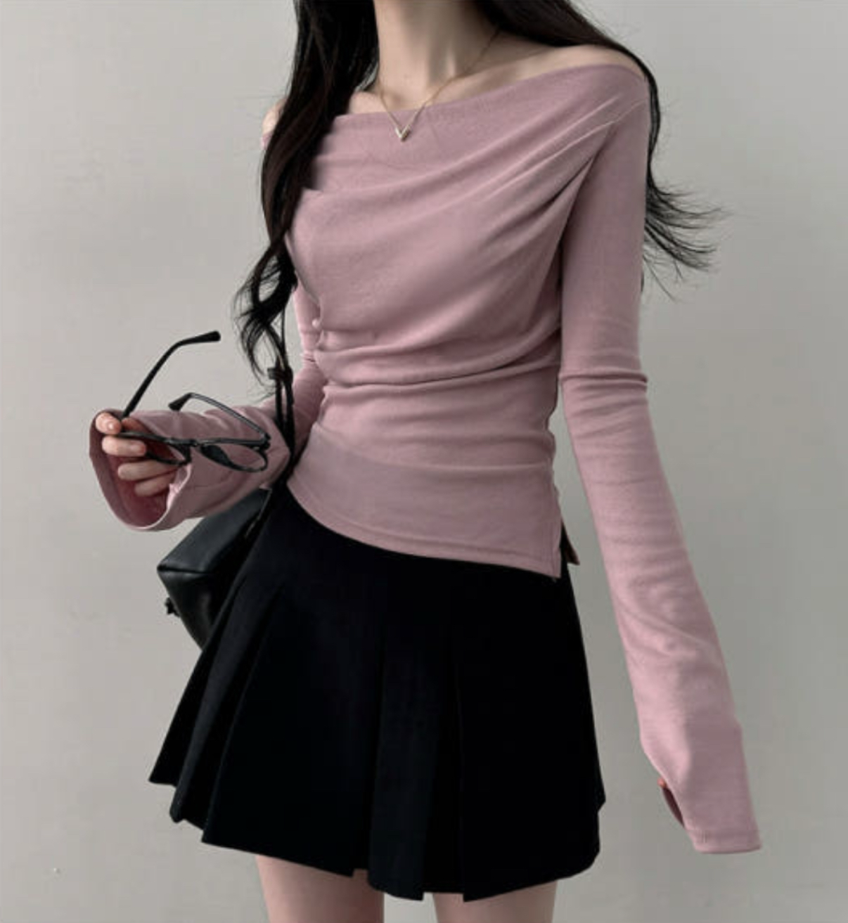 KR ELLY OFF SHOULDER TOP (4 COLORS)