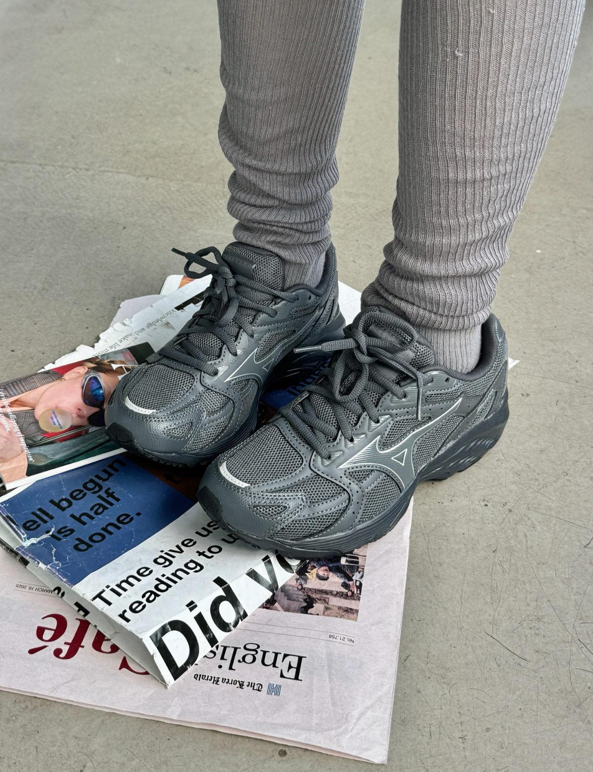 Mizuno 美津濃 Spark CN 鐵灰色 深灰色 黑灰色 復古 慢跑鞋 老爹鞋 D1GH242801/預購