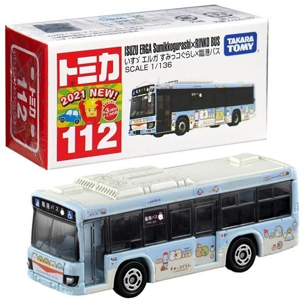 Takara Tomy Tomica No.112 - 五十鈴Erga 接送角落生物巴士