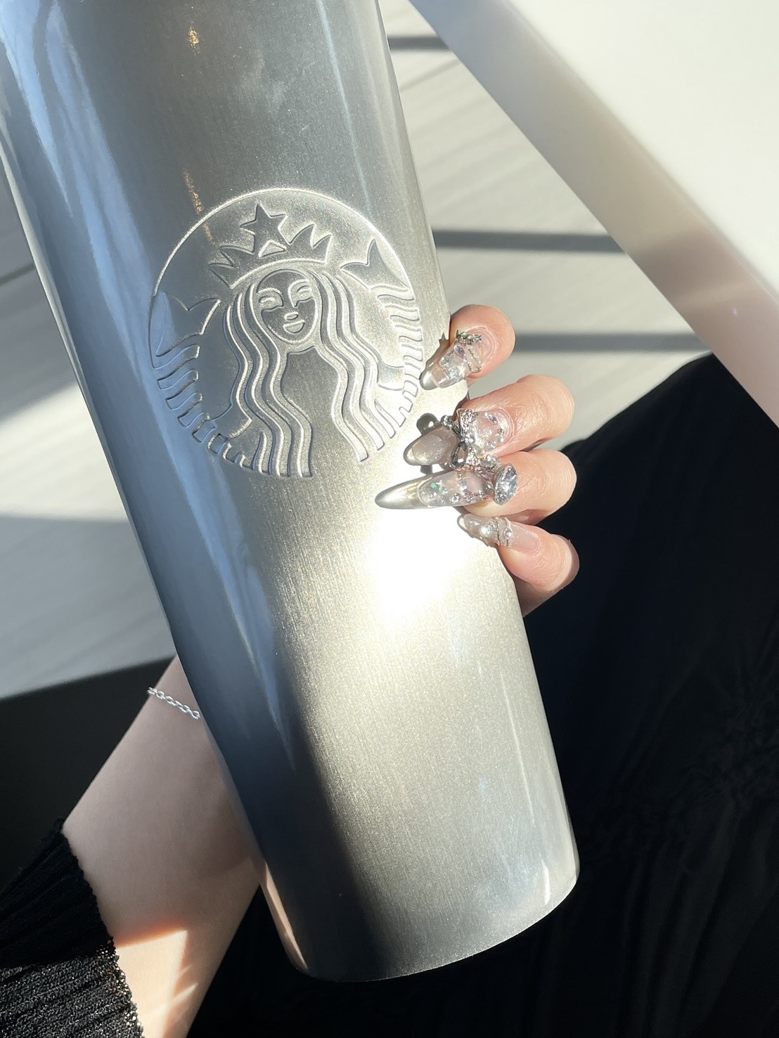 <美美補貨啦🎉> STARBUCKS 星巴克 貓眼漸變水杯 800ml