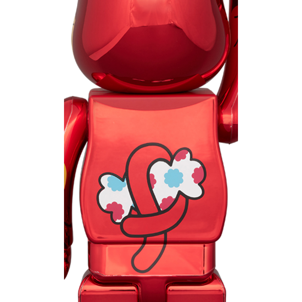 招き猫 ペコちゃん 牛奶妹 金運 ダブル小判 梅色金メッキ 100％ & 400％ BE@RBRICK