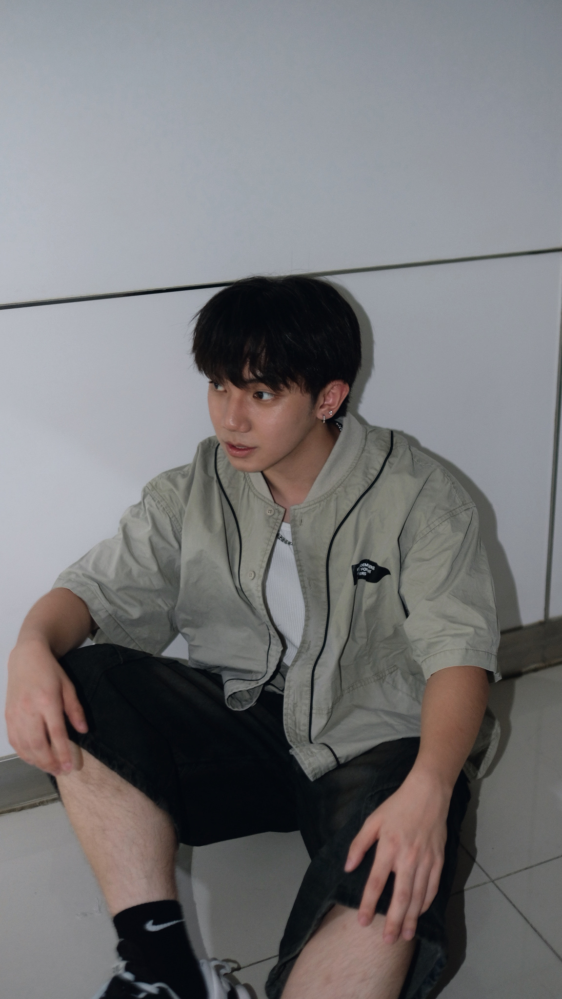 SS0038 BK tag 棒球Shirt