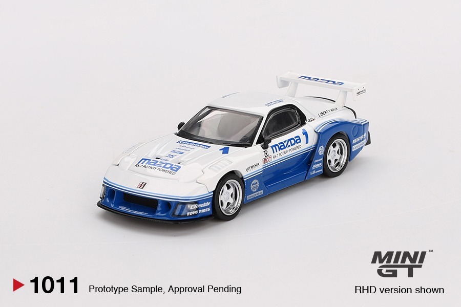 Mini GT #1011 MAZDA RX-7 LB-Super Silhouette IMSA Diecast Model Car