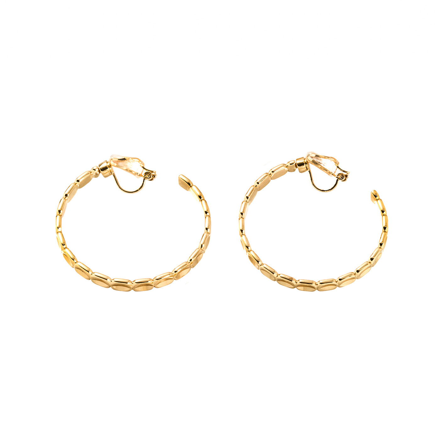 平價飾品,圈圈耳環,夾式耳環