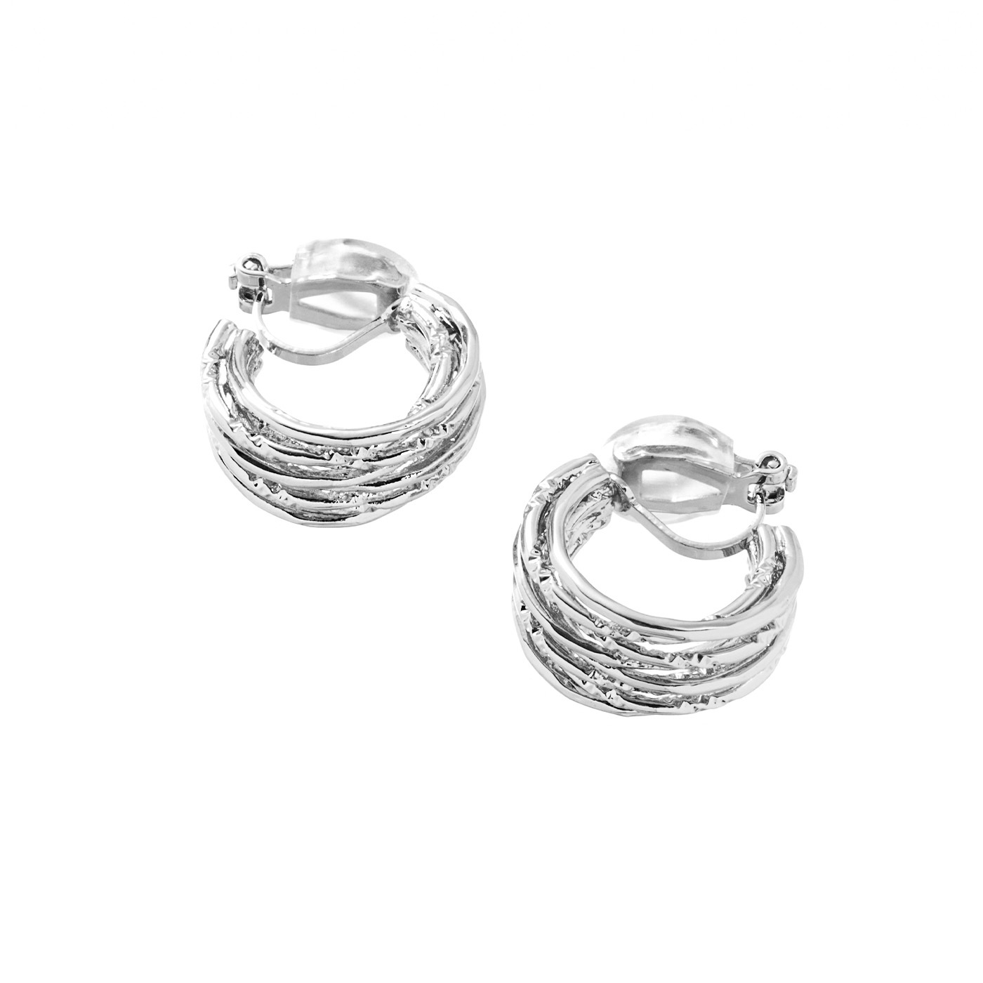 平價飾品,圈圈耳環,夾式耳環