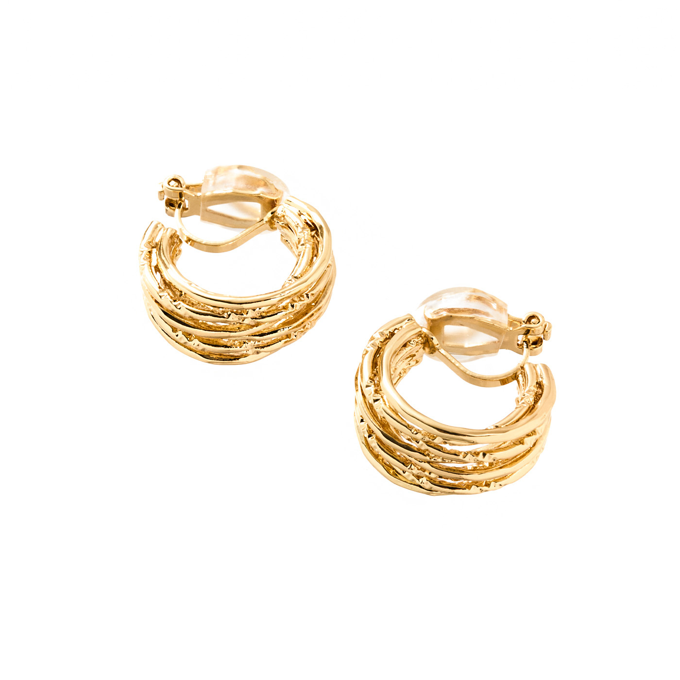 平價飾品,圈圈耳環,夾式耳環