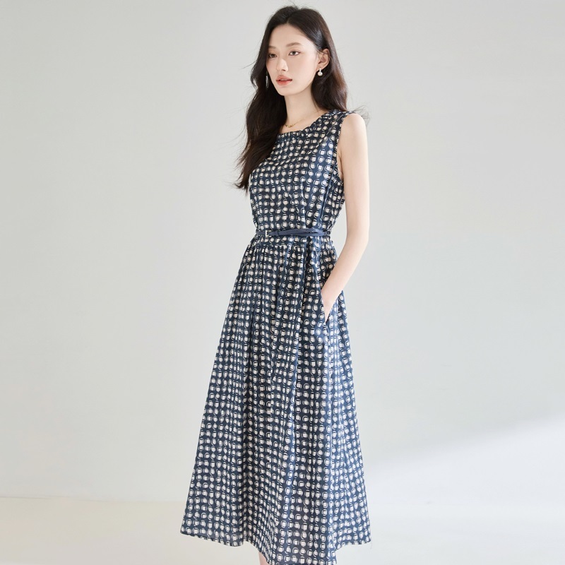 普普印花無袖洋裝 印花