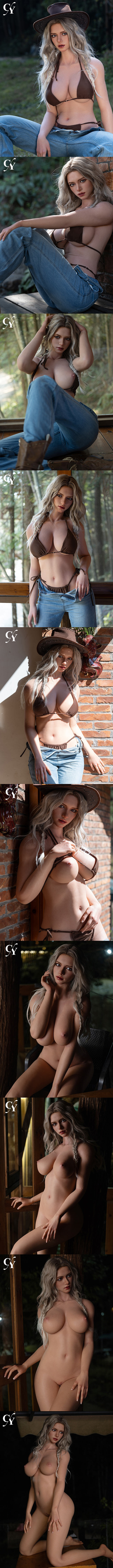 TOP-CYDOLL 176cm Polly 小麥膚 超頂矽膠娃娃 high class silicone sex doll with skin texture cowgirl