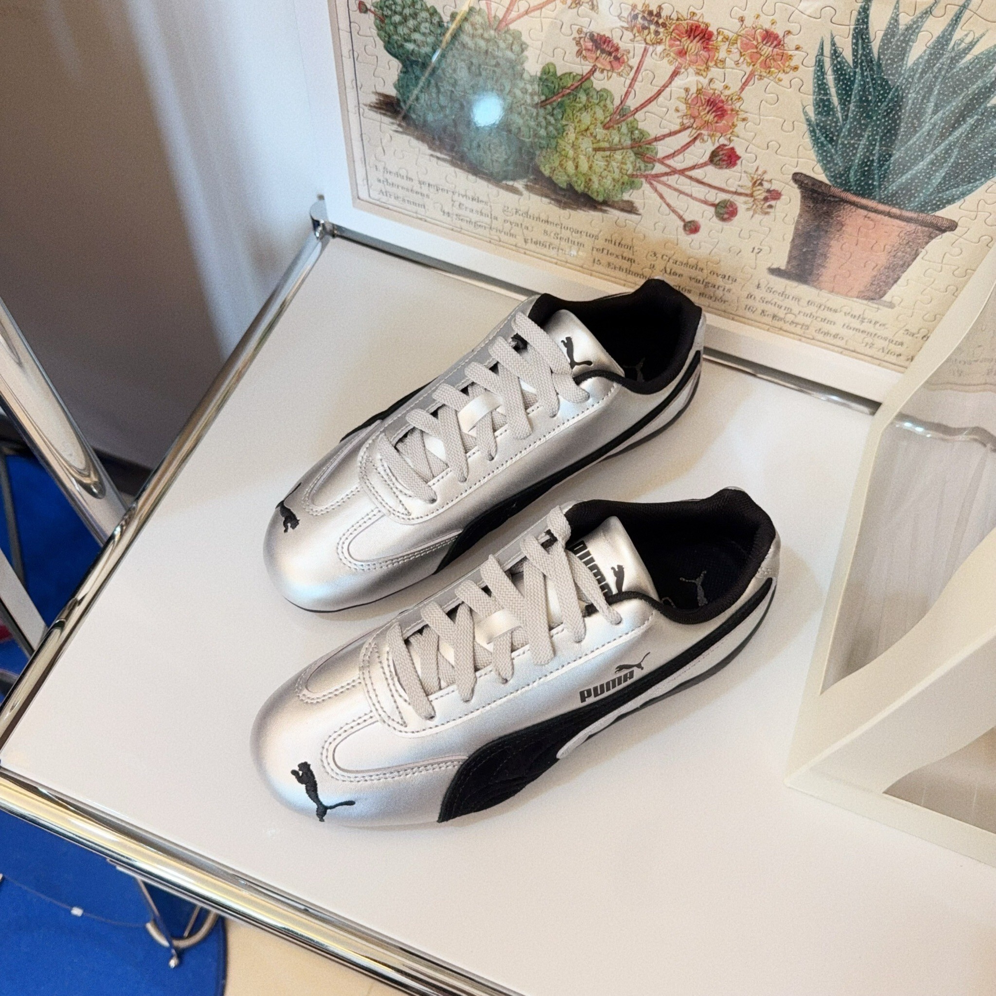 PUMA Speedcat Metallic 日本新款 金屬銀 銀色 黑色 小LOGO 賽車 復古鞋 40368901
