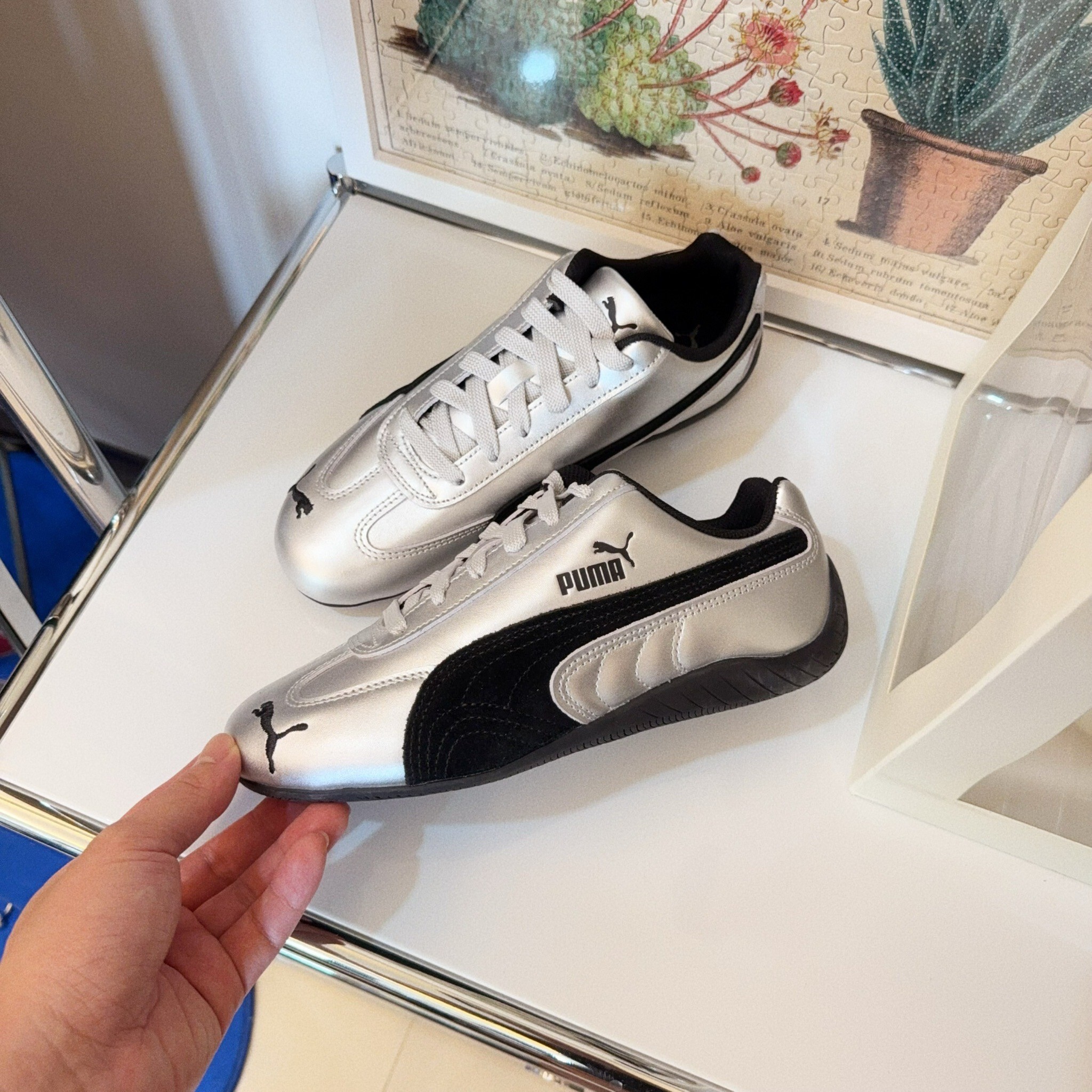 PUMA Speedcat Metallic 日本新款 金屬銀 銀色 黑色 小LOGO 賽車 復古鞋 40368901