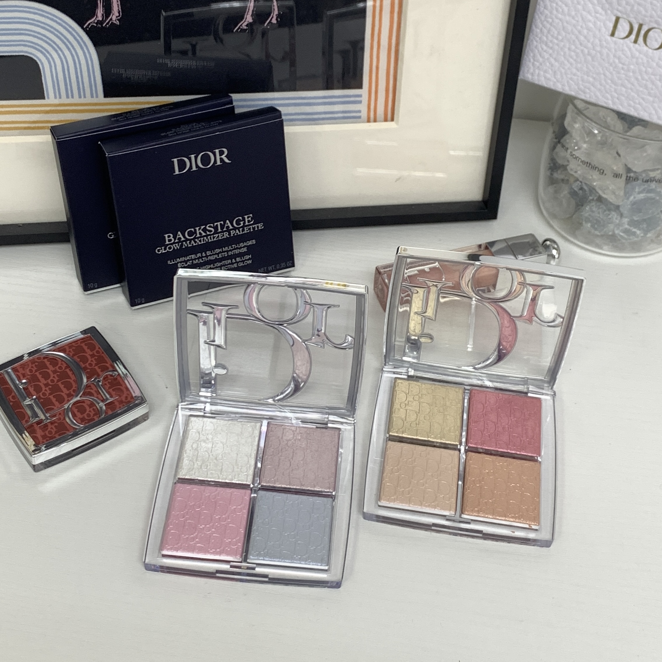 Dior - Backstage Glow Maximizer Palette 2025新版專業後台四色面部高光 #002 / #004