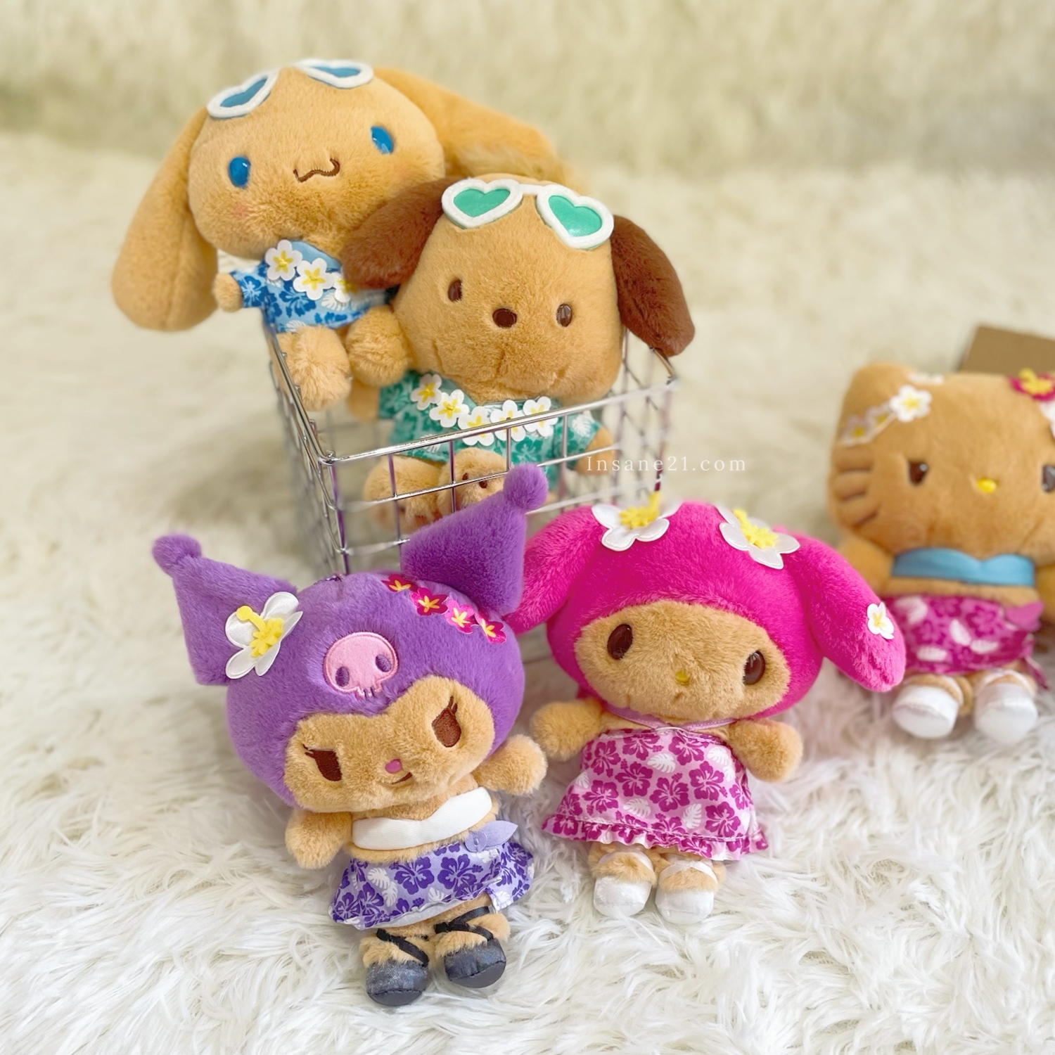 SANRIO 三麗鷗 HELLO KITTY 日本限定 曬黑 黑皮 夏日系列 比基尼 泳裝 絨毛吊飾