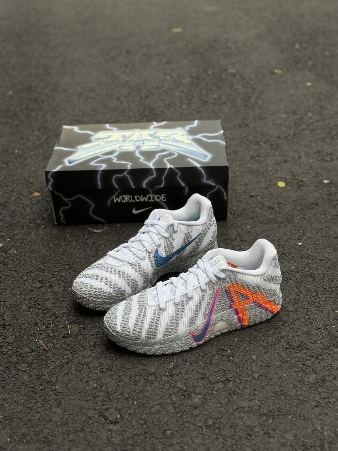 <連線代購商品> Nike JA3  Light Show EP 實戰籃球鞋 莫蘭特 灰白 男鞋 HF2794-100