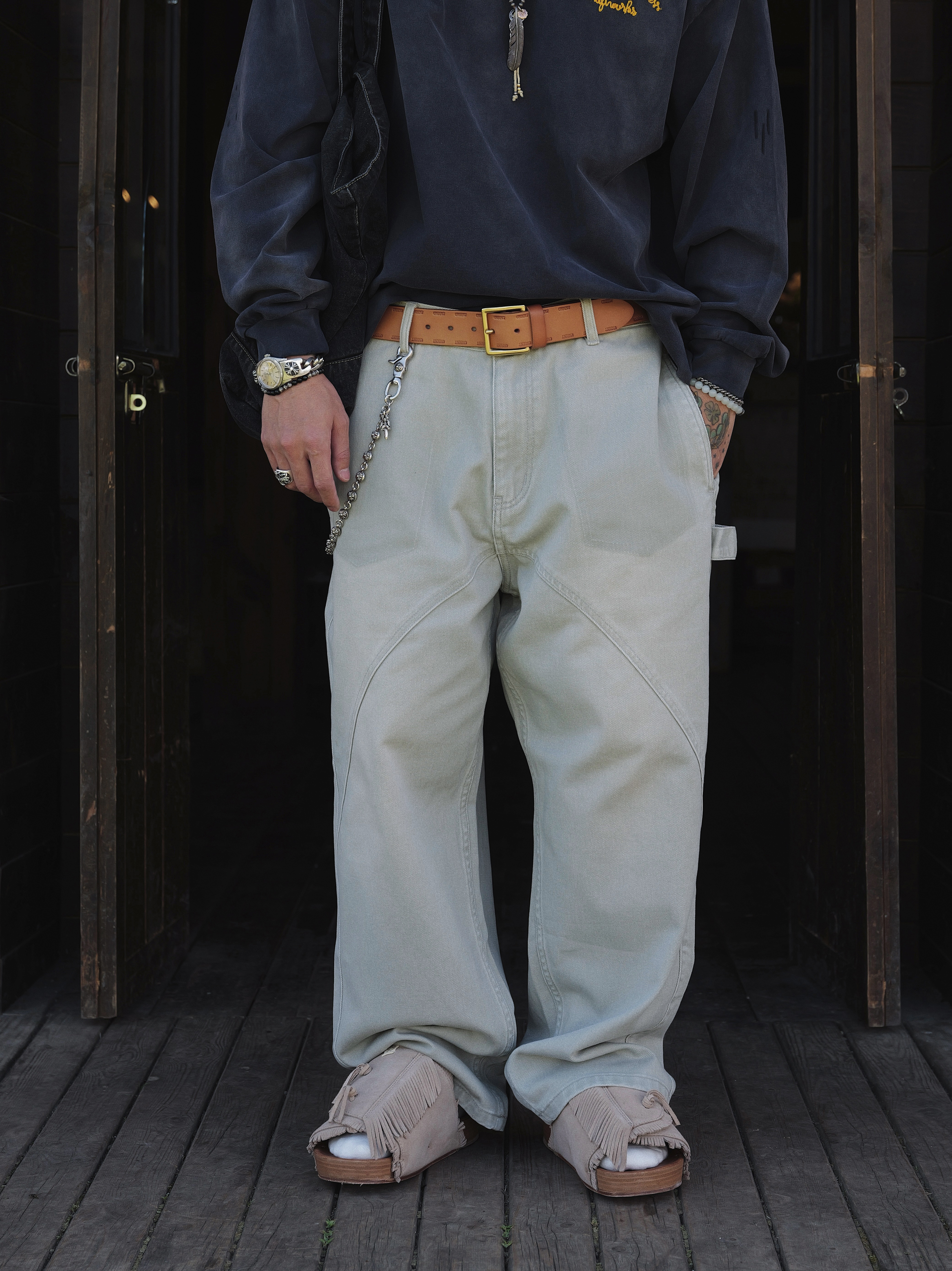 Unbent 25 A/W vintage 3D剪裁法工褲