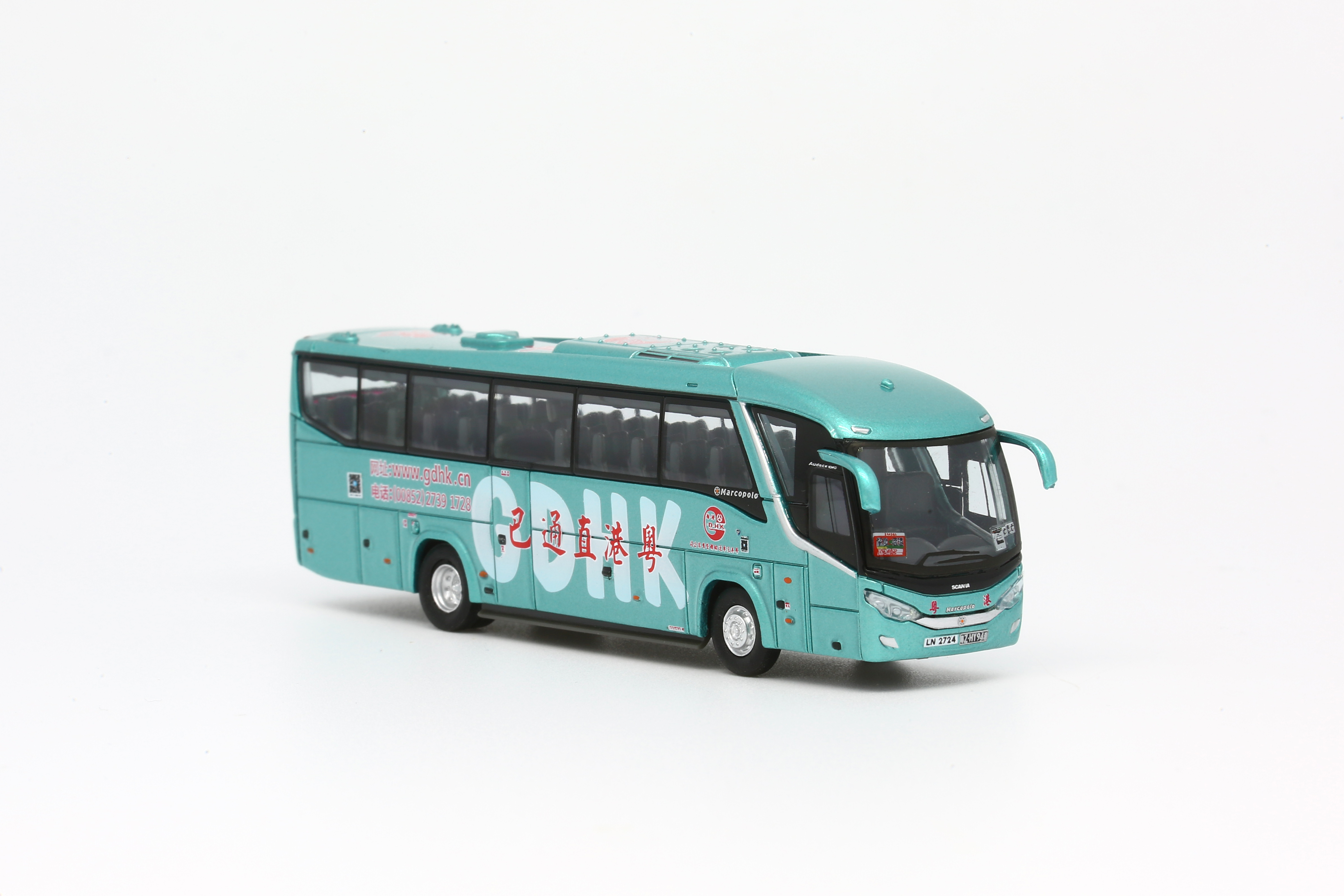 1:120 粵港直通巴 Scania K410IB4 x 2  (LN2724) (S33902)