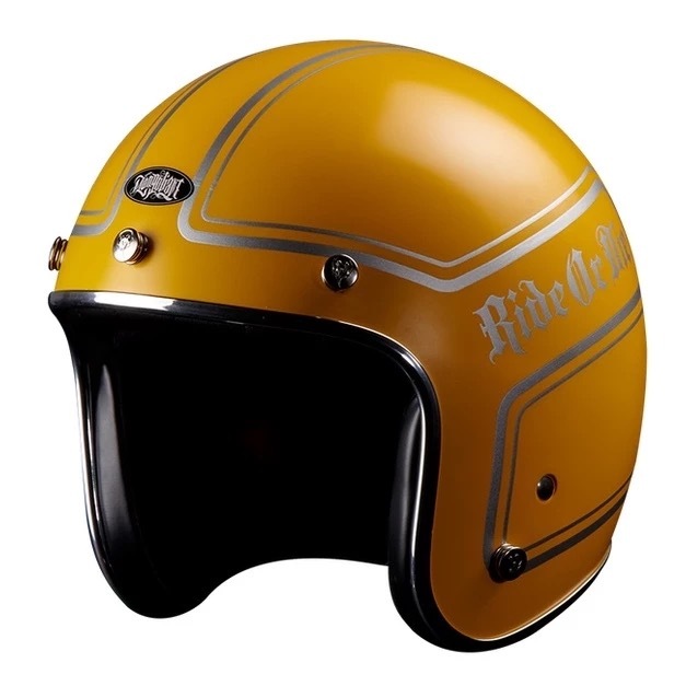 蒙古人 彩繪復古帽-ROD【皮革黃】3/4罩式