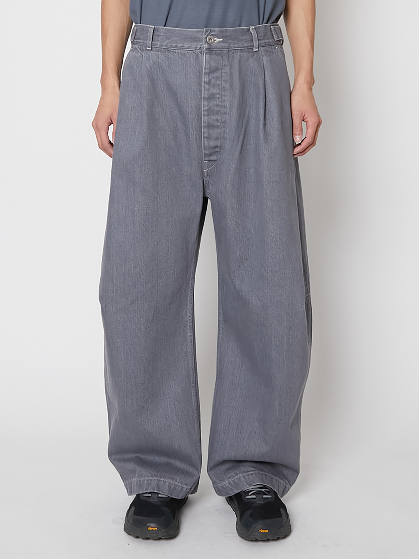 TUCK TROUSERS.RAPO. WEATHER Sサイズ GRAY TUCK TROUSERS.RAPO. WEATHER Sサイズ GRAY TUCK TROUSERS.RAPO