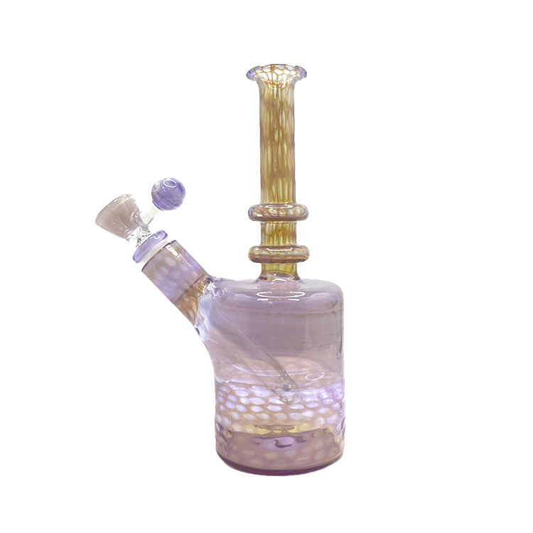 🇺🇸Lotus Root Glass Bong 藕紫玻璃水煙壺