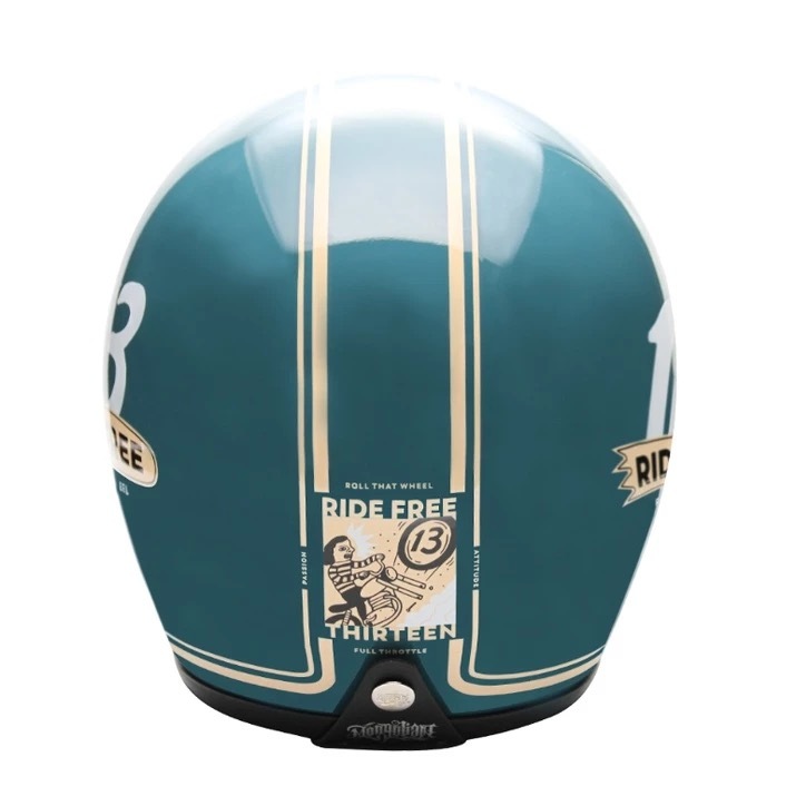 蒙古人 RIDE FREE 13 × MONGOLIAN 【聯名復古帽-水手藍】3/4罩式