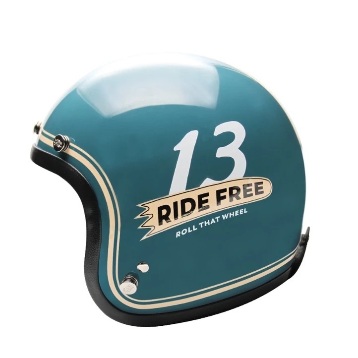 蒙古人 RIDE FREE 13 × MONGOLIAN 【聯名復古帽-水手藍】3/4罩式