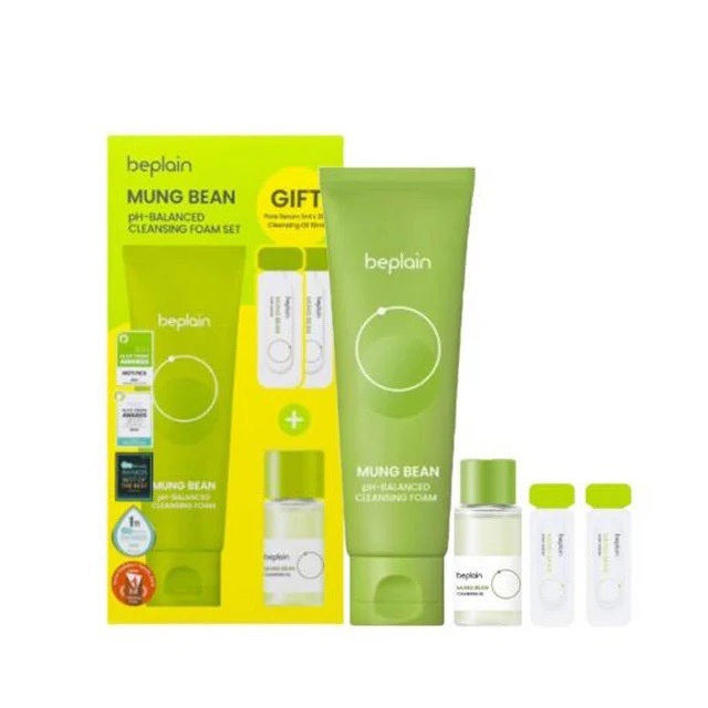 《現貨》BE PLAIN Greenful pH-Balanced Cleansing Foam 80ml set