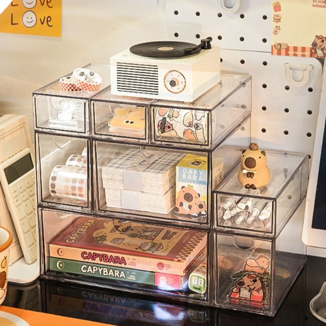 《6206》壓克力透明組裝收納盒