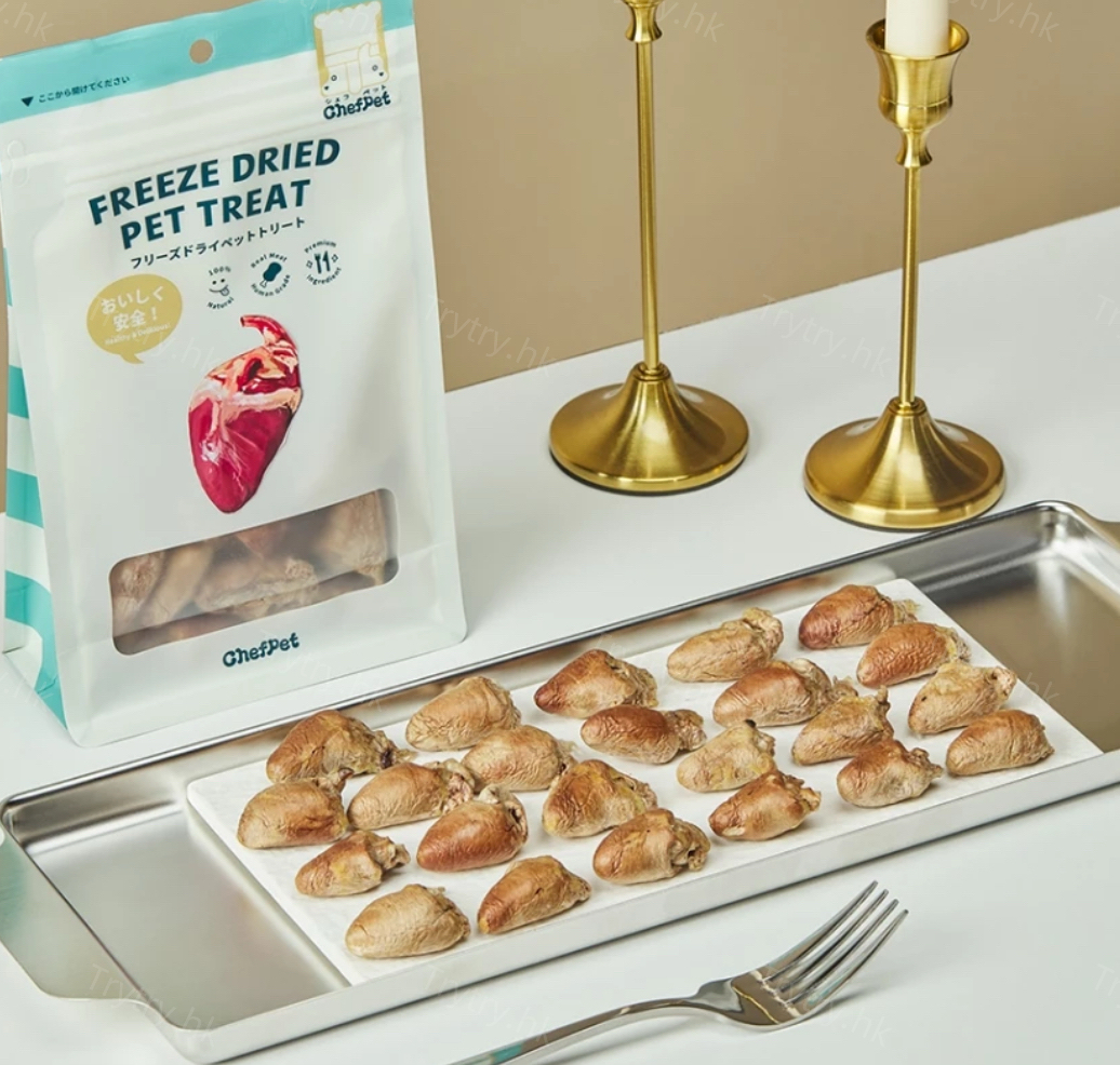 Chef Pet 原粒雞心凍乾 40g