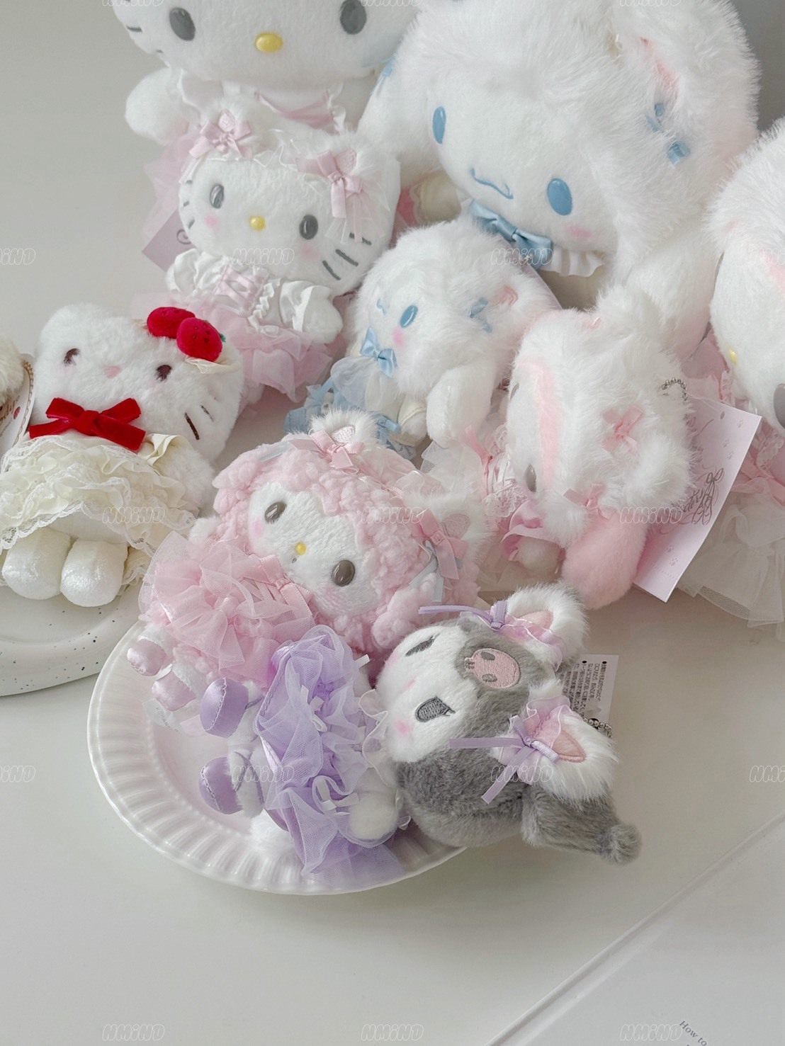 <快速出貨> 三麗鷗 芭蕾舞白貓系列吊飾娃娃 美樂蒂 Hello Kitty 庫洛米