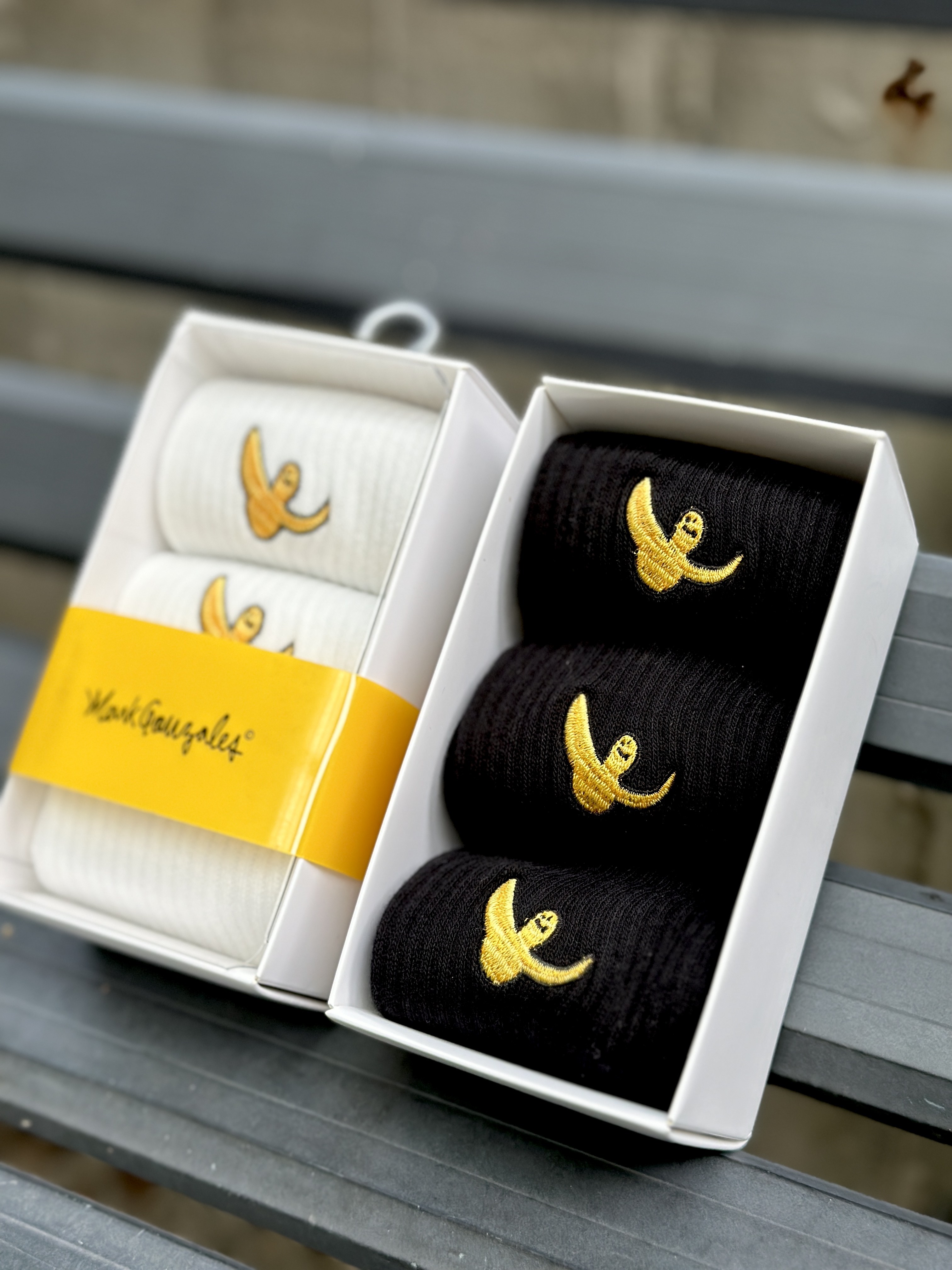 【現貨】MARK GONZALES 馬克·岡薩雷斯 刺繡 小logo 襪子 三件組 Z255ASO100099