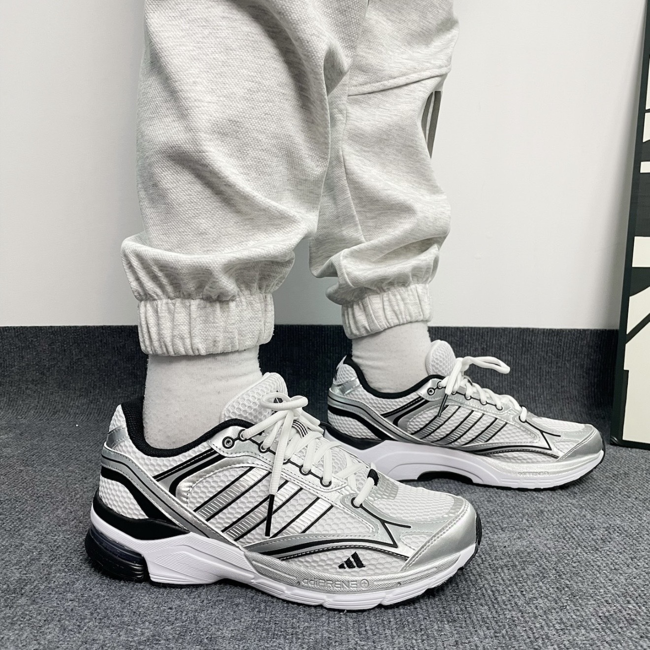 ADIDAS SPIRITAIN 2.0 銀白 黑 復古 運動 老爹鞋 IH0274