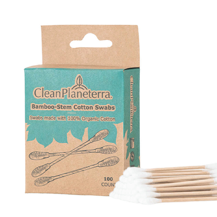 有機棉竹棒棉花棒 100 枝