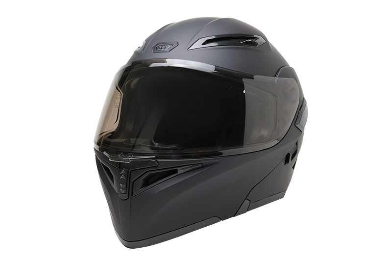 EVO CA965 素色 消光黑 可掀式安全帽 可樂帽