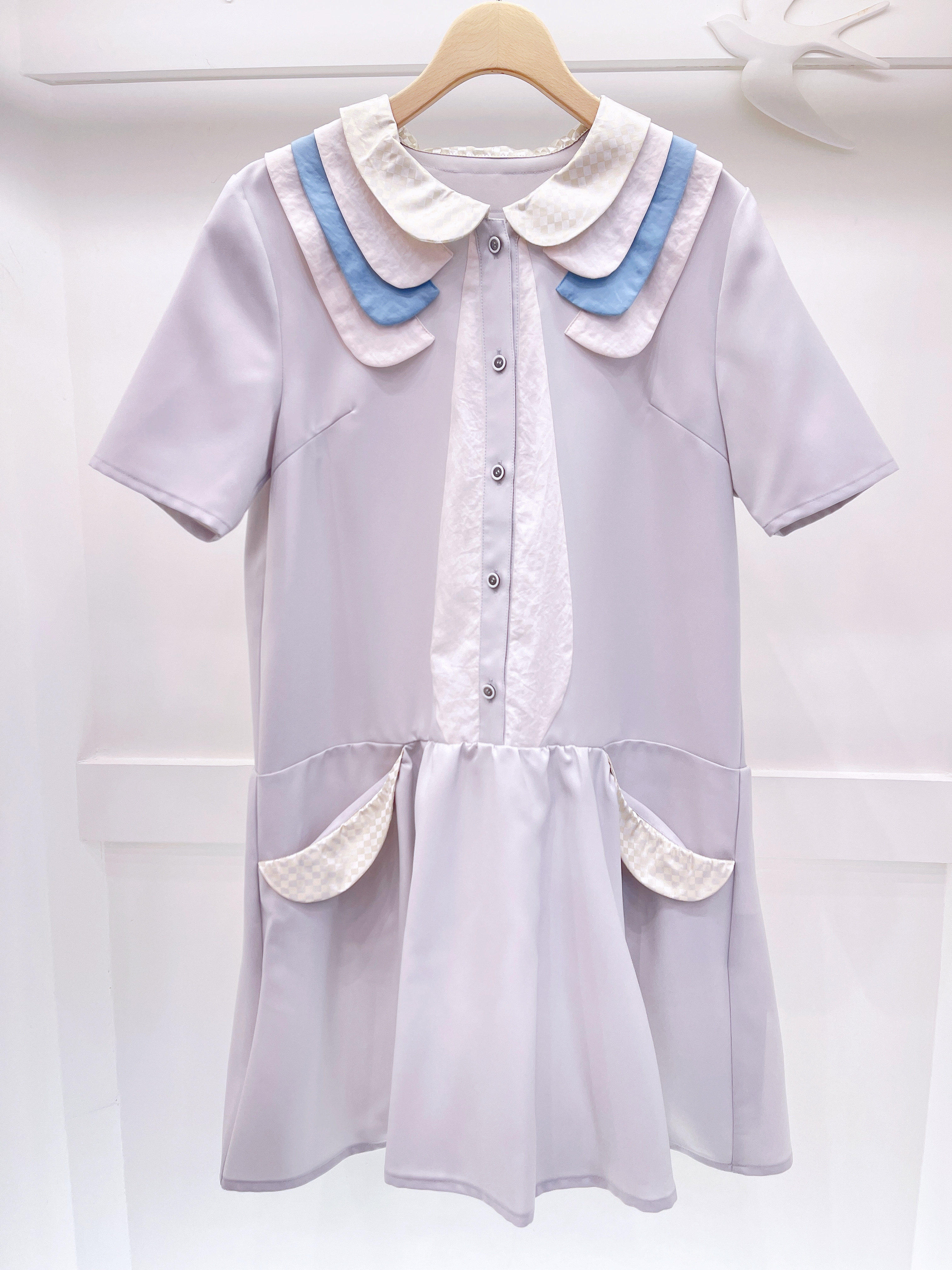 多層領造型洋裝