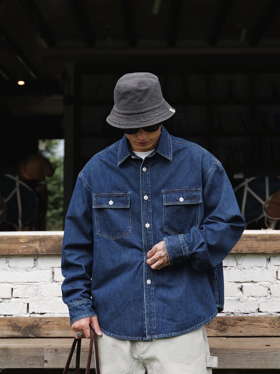 Unbent 25 A/W 牛仔長袖襯衫