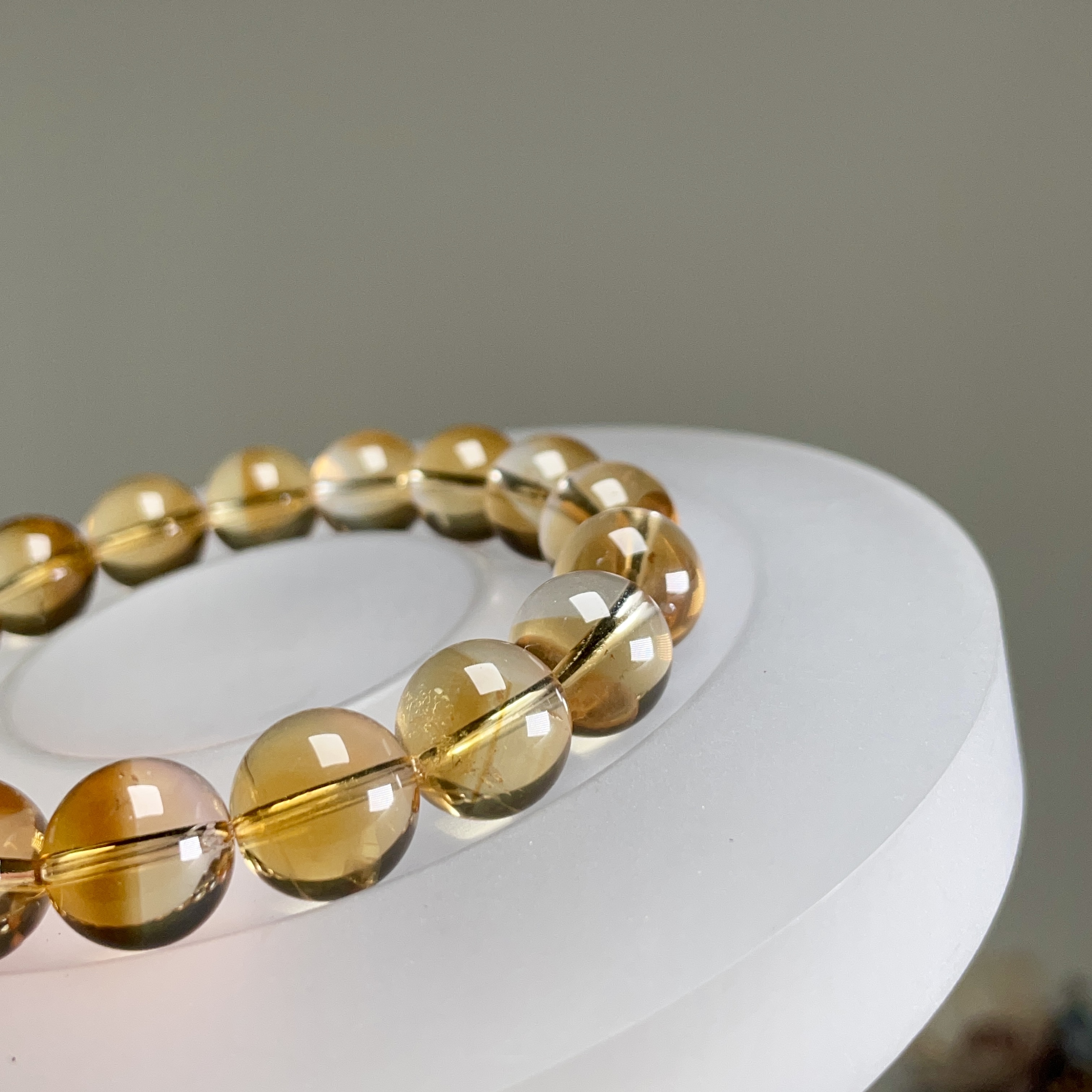 漸層玻璃體黃水晶